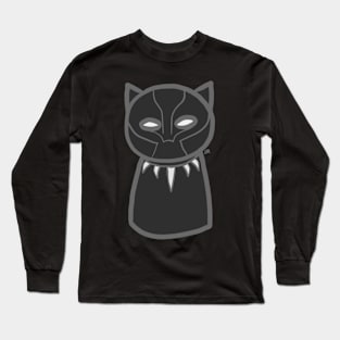 Chibi Black Panther Long Sleeve T-Shirt